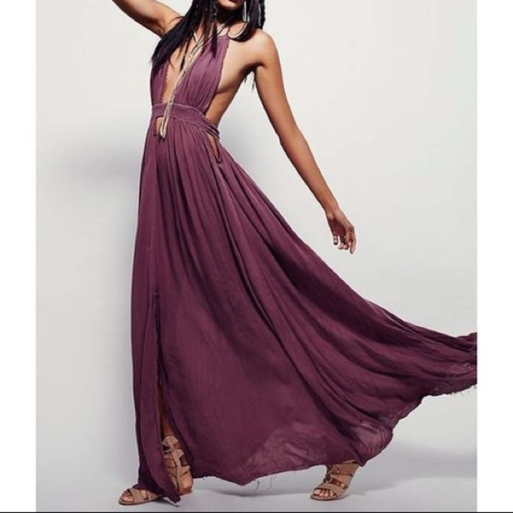 Free People Look Into The Sun Maxi Dress XS